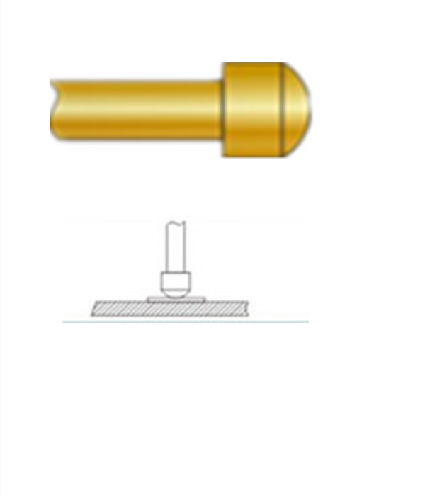 圓頭探針、探針用法圖、探針原理圖、測試探針圖片