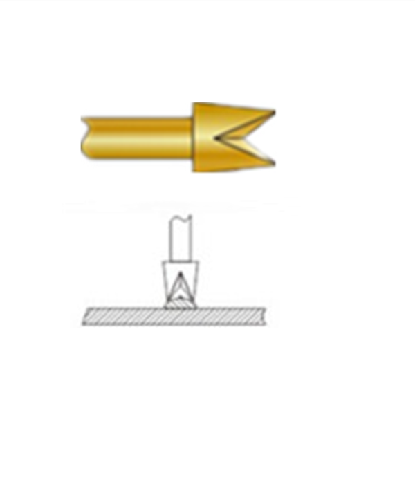 四爪頭探針、探針用法圖、探針原理圖、測試探針圖片