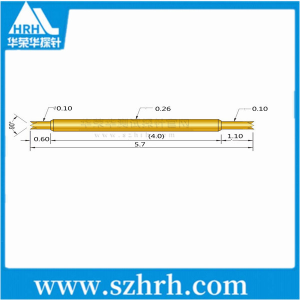 026-UU-5.7L，華榮華雙頭測試探針廠家