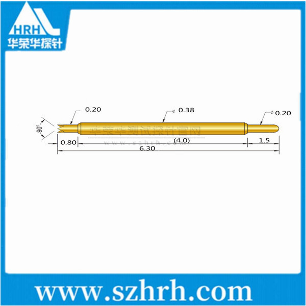 038-UJ-6.3L，華榮華雙頭測試探針廠家