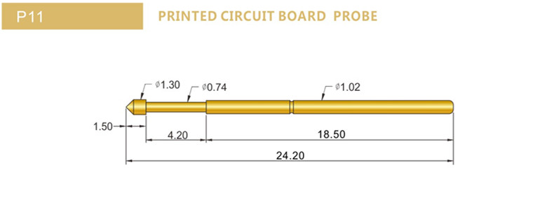 P11探針尺寸，華榮華測試探針選型，測試探針規(guī)格型號(hào)